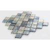 Andova Tiles SAMPLE Grandio 2 x 2 Beveled Glass Arabesque Tile SAM-ANDGRA409